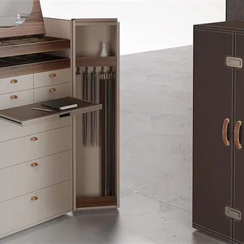 KKFING European Luxury Cabinet Handles Gold Zinc Alloy Paste Leather Kitchen Cupboard Door Pulls Door Knobs Furniture Hardware