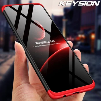 

KEYSION 3 in 1 Matte Case for Realme X2 X2 Pro 5 3 Pro Ultra Thin 360 Full Protective Phone Back Cover For Realme XT X Q C2 K3