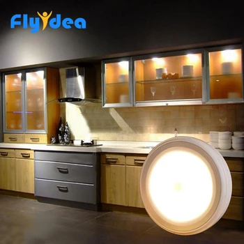 

Round Touch Switch LED Night Light 4.5V Novel LED Night Light Kids night lighting tools Home Lighting Lamp for Simple lighting