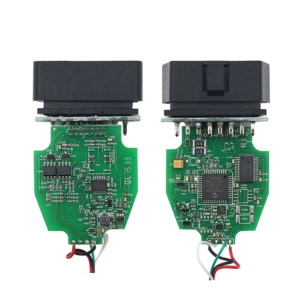 V2.3.8 ELS27 FORScan сканер PIC24HJ128GP + FTDI микрочип для Ford Green PCB диагностический кабель ELS 27