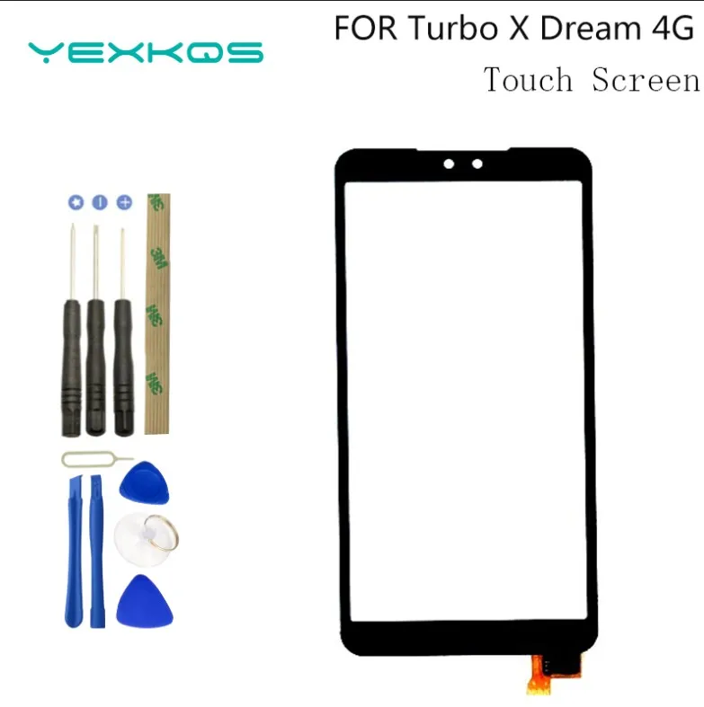 Сенсорный экран 5 ''для Turbo X Dream 4G дигитайзер сенсорного экрана в сборе