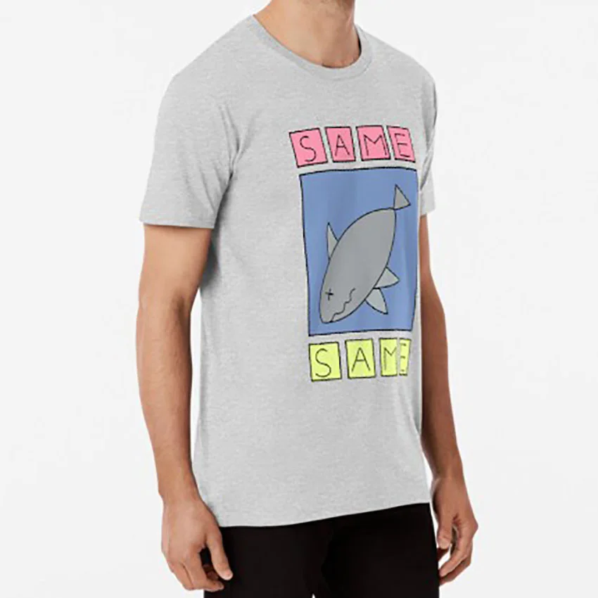 nichijou same shark t shirt anime manga nichijou hakase same shark t shirts aliexpress