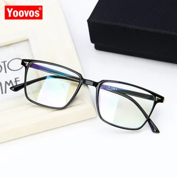 

Yoovos Glasses Men/Women 2020 Retro Glasses Frame Square Vintage Eyeglasses Men Luxury Rimless Okulary Optical Gafas De Hombre