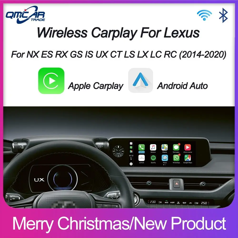 Беспроводной Apple CarPlay для Lexus handle 2014-2020 Android автоподдержка Mirrorlink мультимедийный