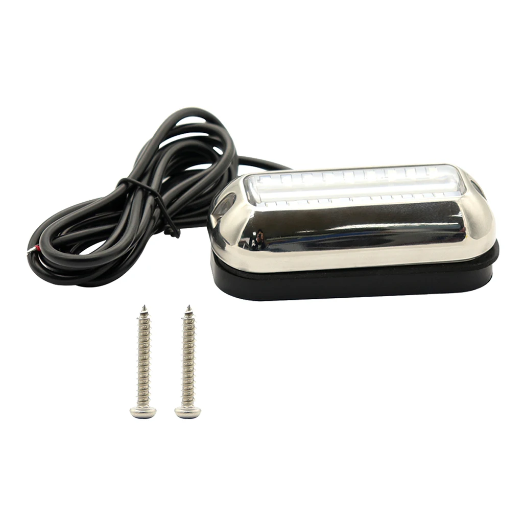 27 LEDs Underwater Marine Boat Lights Stainless Steel Shell, Blue Color