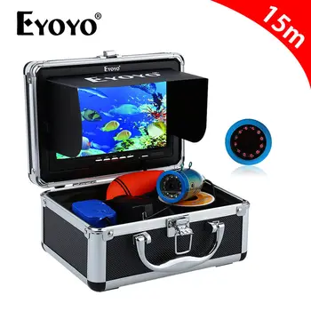 

Eyoyo EF07B 7" 1000TVL Fish Finder Underwater Camera deeper fishfinder pro Infrared Russian warehouse Fishfinder for Ice Fishing