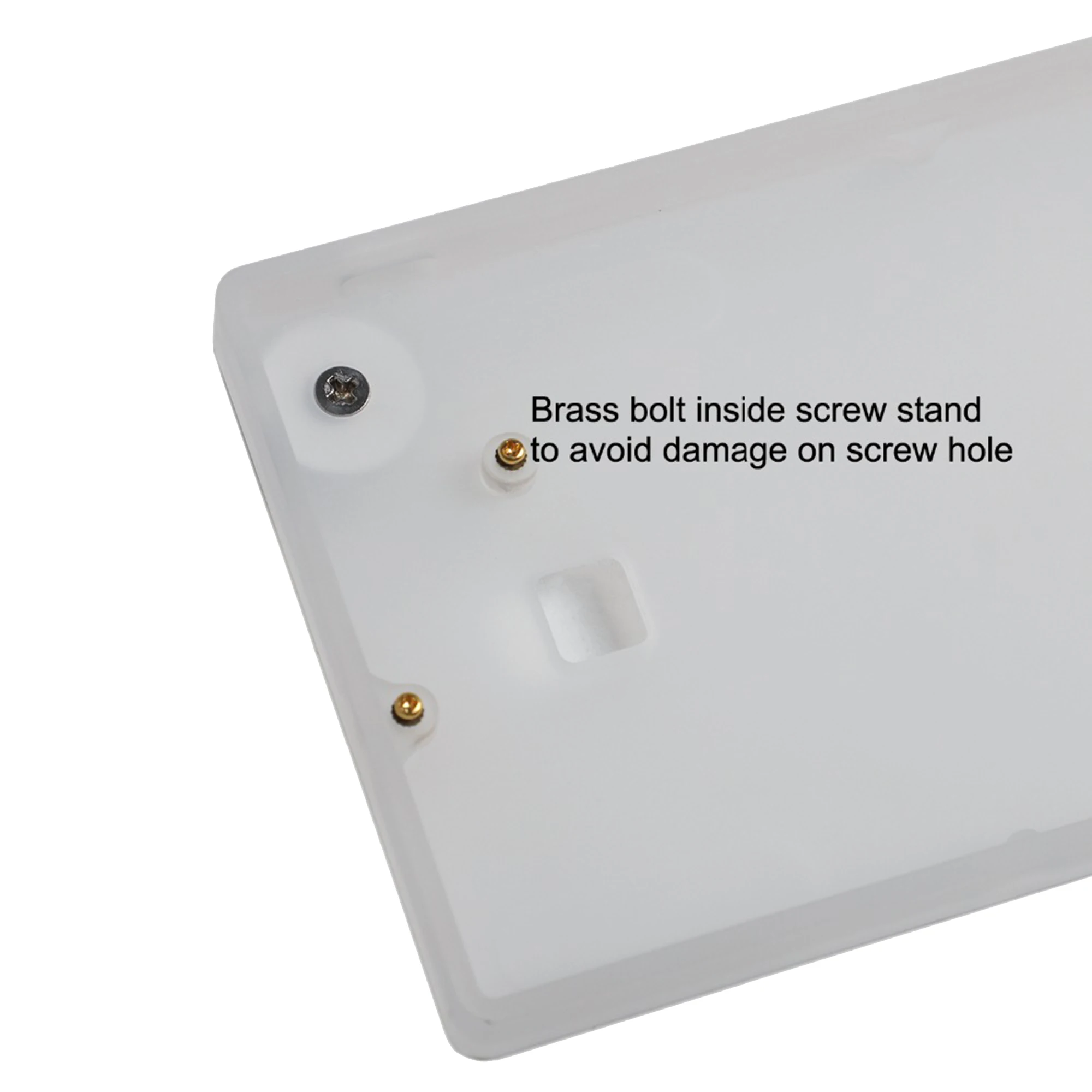gk61 gk64 qmk via underglow pcb placa