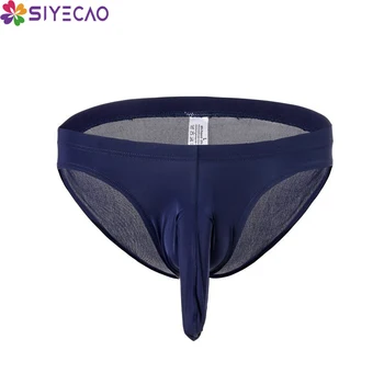 

Elephant Nose Briefs Men's Bulge U Pouch Underwear Panties Sexy Male Breathable Ultra-thin Bikini Trunks Cueca Underpants Hombre