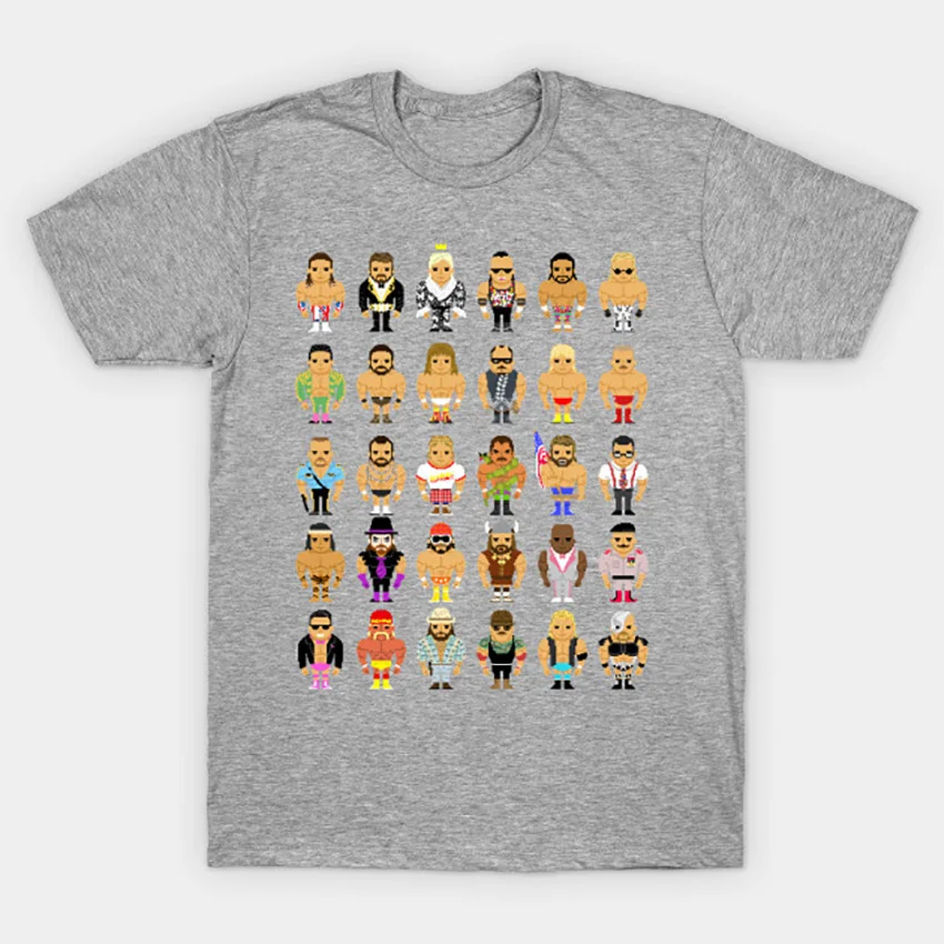Rumble 92 T Shirt Wrestling tshirt royal rumble prowrestling wwf retro puroresu pixel game pro wrestling wrestling