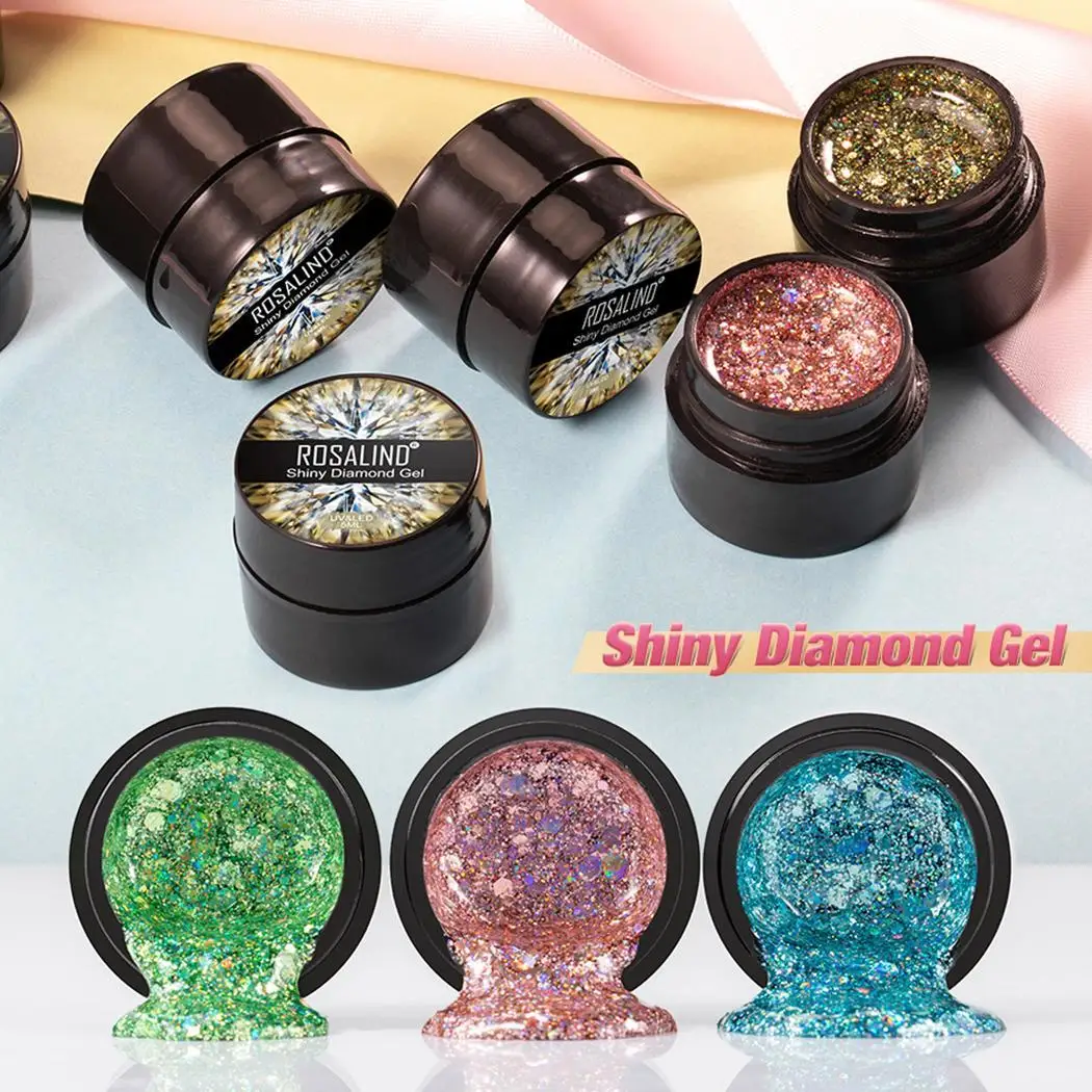 

Polish Gel Glitter Nail Polish Long-Lasting 14g 5ml Nail Art for Manicure As Picture Long-lasting Pattern1-8