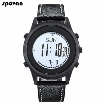

Spovan 2019 Men Women Smart Watch LED Digital Watch 3D Pedometer 50M Waterproof Fitness Pressure Measurement Sports Watches Male