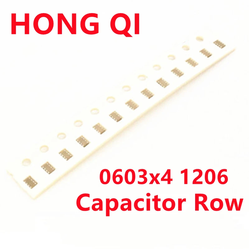 

100Pcs/lot 0603*4 1000PF 1NF 5% 50V NPO Network Array 0612 rows of chip capacitors 0603x4 capacitor row CKCA43COG1H102KT