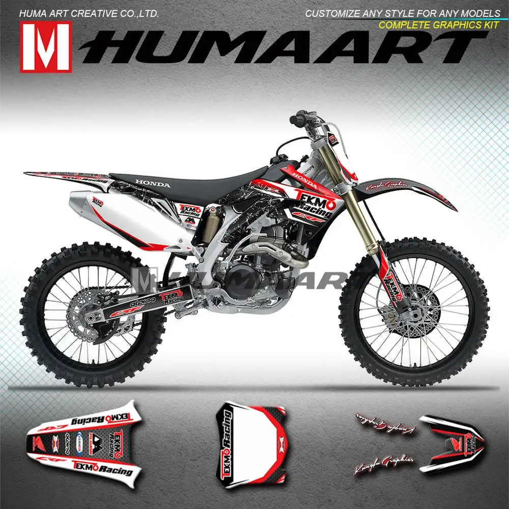 Виниловая наклейка HUMAART для мотокросса полный комплект обертывания CRF450R CRF 450R 450 R