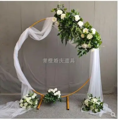 Wedding props large iron ring arch 