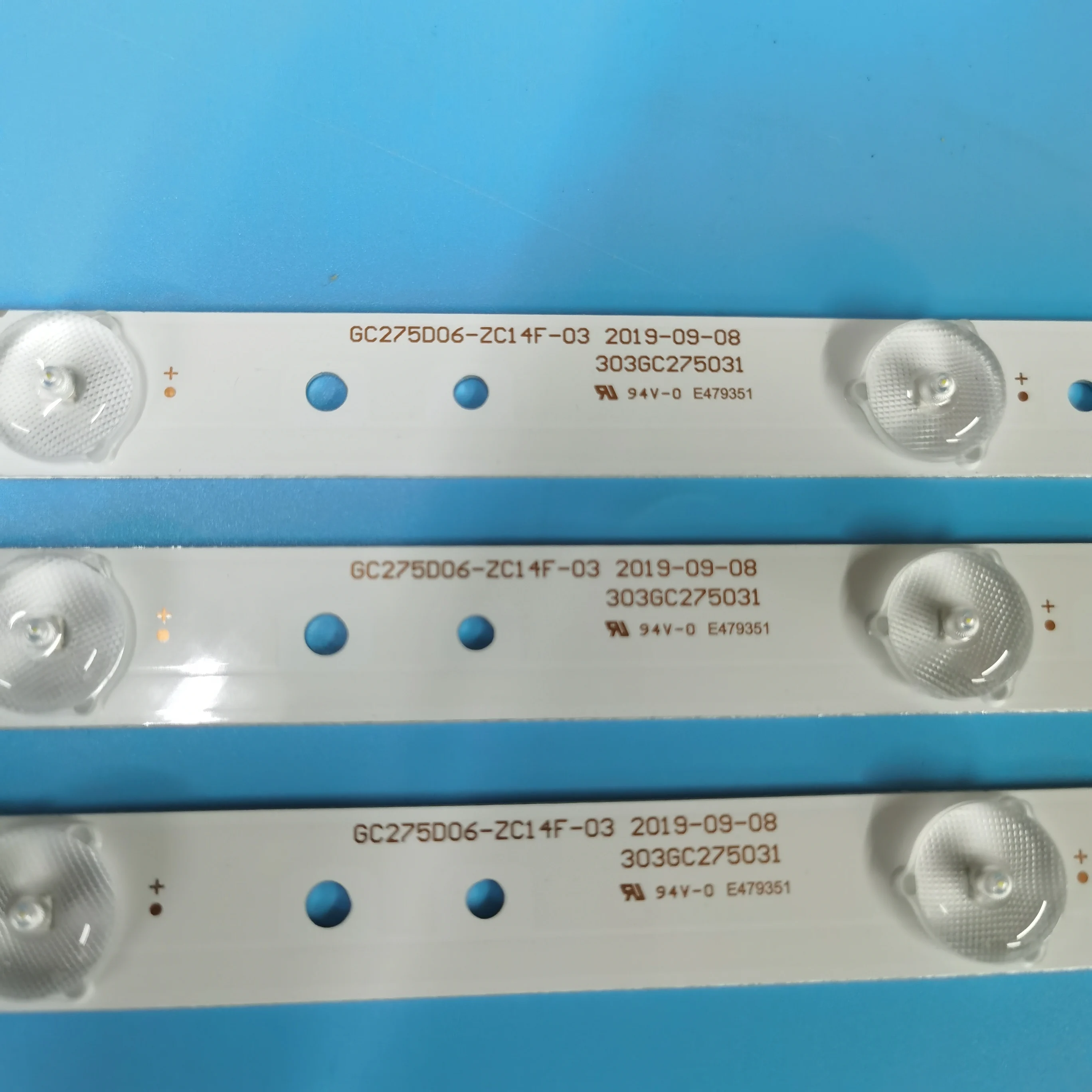 3 pgs/комплект светодиодный Retroilumination полосы GC275D06 ZC14F 03 303GC275031 для 28PHF2056/T3 1 шт. = 6