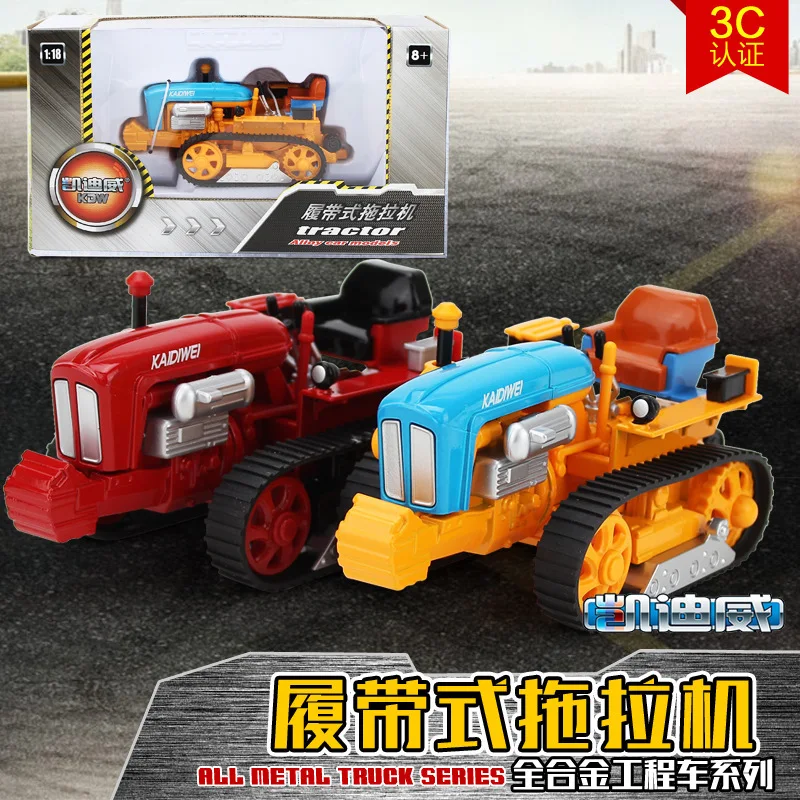 

Factory Price Cadeve New Products 1: 18 Alloy Crawler Tractor Engineering Vehicle Model Toy