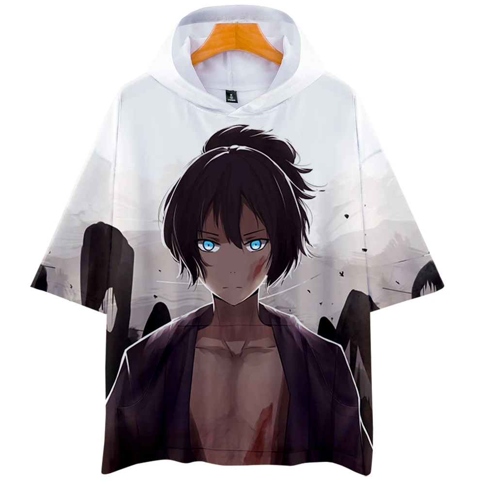 Футболки аниме Noragami Harajuku, толстовки, футболки с коротким рукавом для женщин/мужчин, повседневная одежда для фанатов, новинка, в стиле хип-хоп с принтом, в стиле KPOP