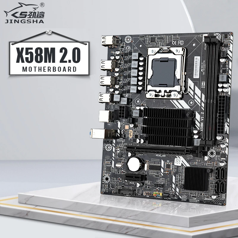 budget gaming pc motherboard X58 Motherboard LGA 1366 Support DDR3 ECC Memory RAM and Intel Xeon Processor Support LGA 1366 CPU latest computer motherboard