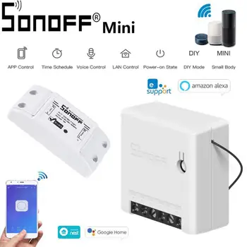 

1/10Pieces Sonoff Mini Basic Smart Switch Small Ewelink Remote Control Wifi Switch Support Work With Alexa Google Smart Home