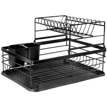 

1Pc Practical Kitchen Storage Iron Rack Kitchen Dish Rack Cutlery Display Stand