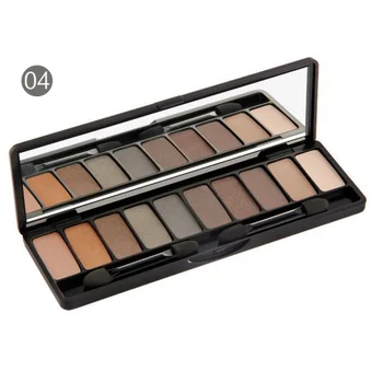 

10 Color Shiny Earth Warm Color Eyeshadow Shimmer And Matte Eyeshadow Palette Cosmetic Eye Shadow