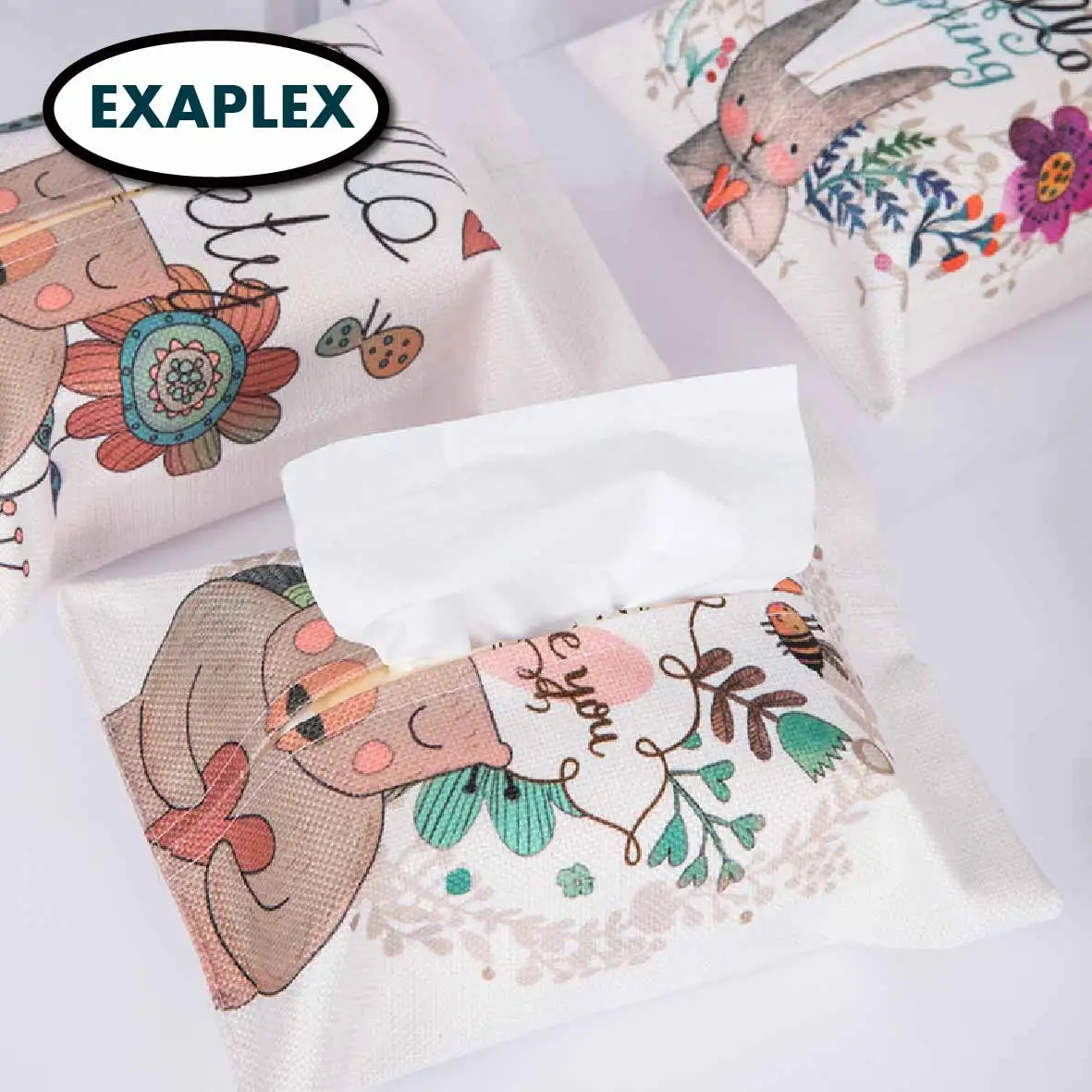 Хлопковая льняная Праздничная бумажная сумка с листьями ладонью оленем в