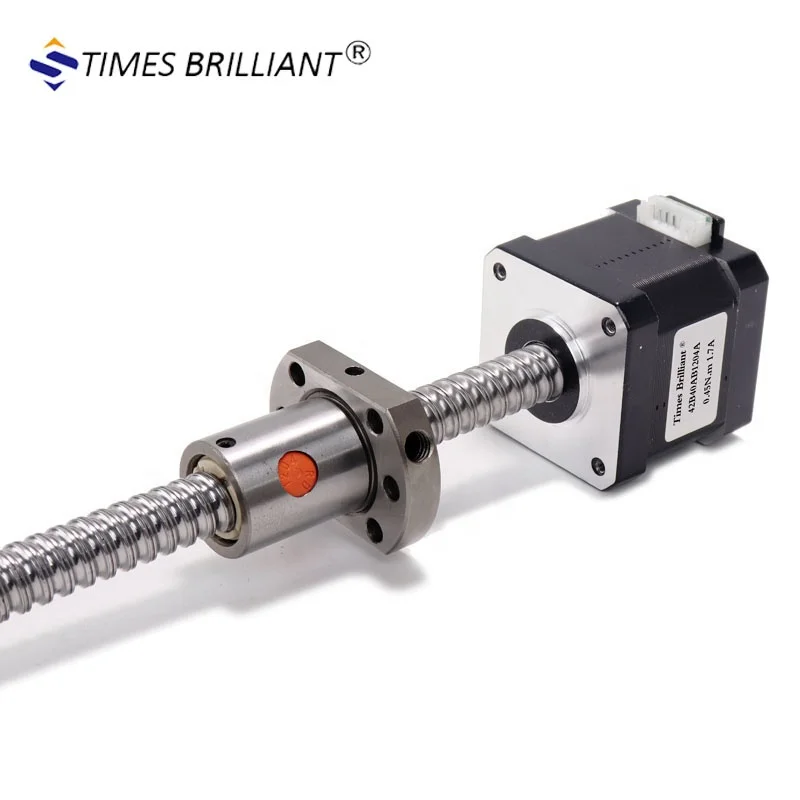 

China suppliers 1204/1605 Ball Screw linear stepper motor 0.45NM Nema 17 Leadscrew Stepper Motor For 3D Print