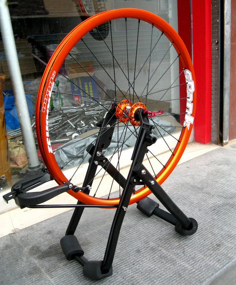 Алюминиевое Велосипедное колесо из сплава, стоячая стойка, складное переднее и заднее колесо для ремонта велосипеда