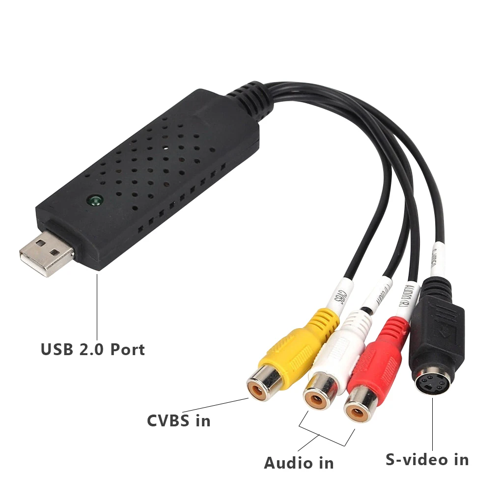 USB 2 0 аудио AV ТВ карта конвертер VHS в DVD аналоговый видео цифровой формат захвата