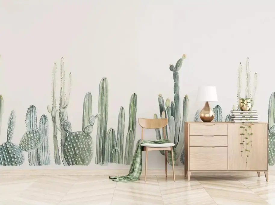 CJSIR Custom фото обои современные высокое качество ручная роспись растение цветок