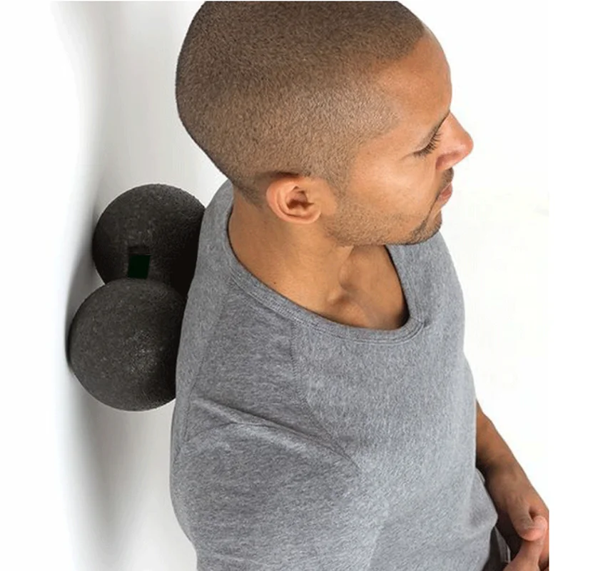 Myofascial релиз фитнес арахисовый Массажный мяч фасции массажер роликовый Пилатес Йога тренажерный зал расслабляющий тренажер фитнес-Мячи
