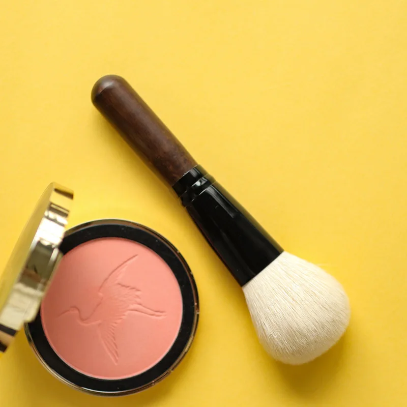 Makeup Brush Goat Hair Powder Portable Travel Overall Blending Cosmetic tools