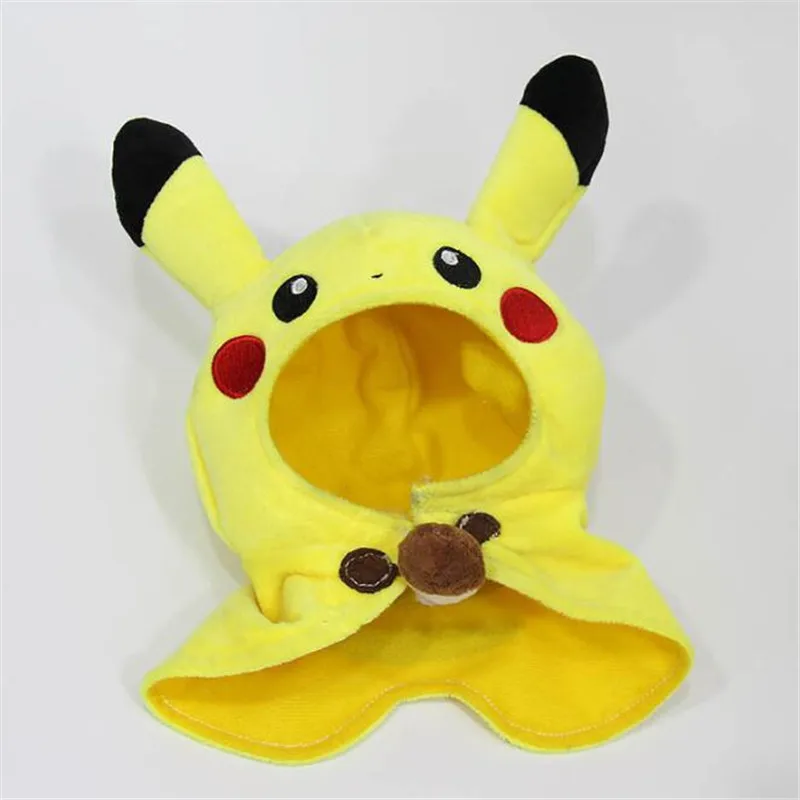 Покемон из японского Аниме Пикачу Косплей Eevee плащ плюшевая игрушка кукольный реквизит Забавный подарок мультяшная модель