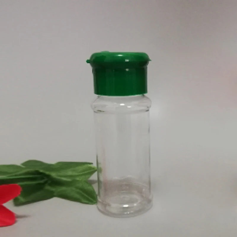 100ml Pepper Shakers Seasoning Jar Can Kitchen Non-toxic Plastics Bottles12pcs