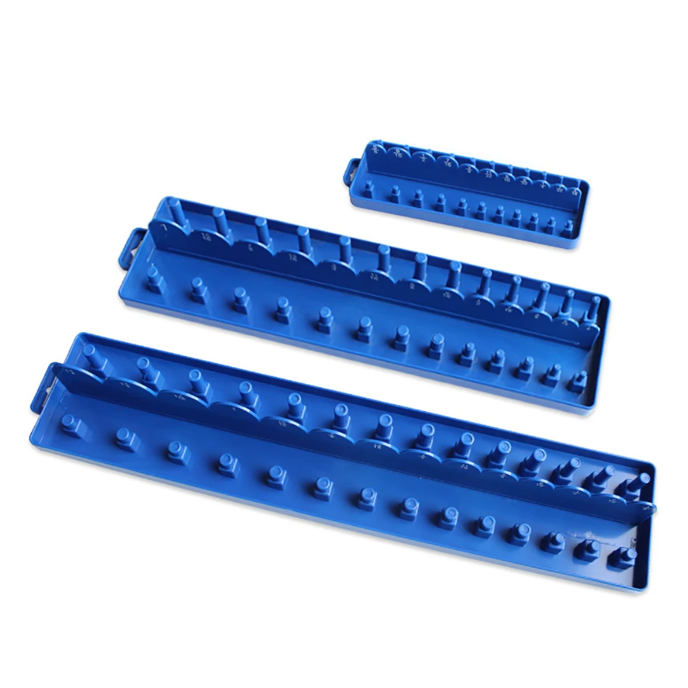 

6 Pcs 1/4 inch 3/8 inch 1/2 inchMulti-Drive Metric SocketOrganizer Toolfor Auto Repair Packaging Accessories