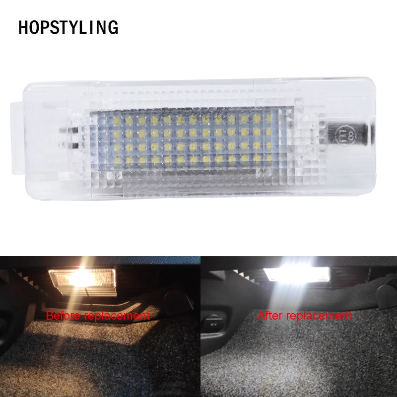 

1pcs No Error 18SMD LED Luggage Compartment Trunk Cargo Area Light For VW Caddy Campmob EOS Golf Syncro Passat Polo Sharan
