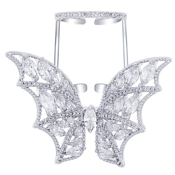 

Butterfly Opening Adjustable Ring Flying Butterfly Ring Party Wedding Ring