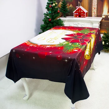 

Xmas Tablecloth Rectangle 180*150cm Christmas Pattern TableCloth Festive Family