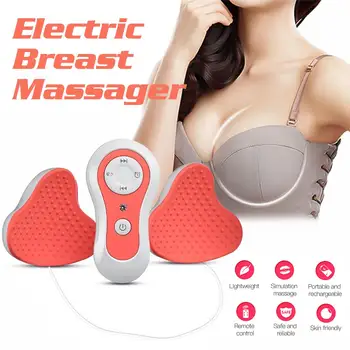 

Electric Breast Massager Breast Enlargement Pump Wireless Bust Lifting Nipple Sucker Big Breast Vibrating Bra Enlarge Enhance