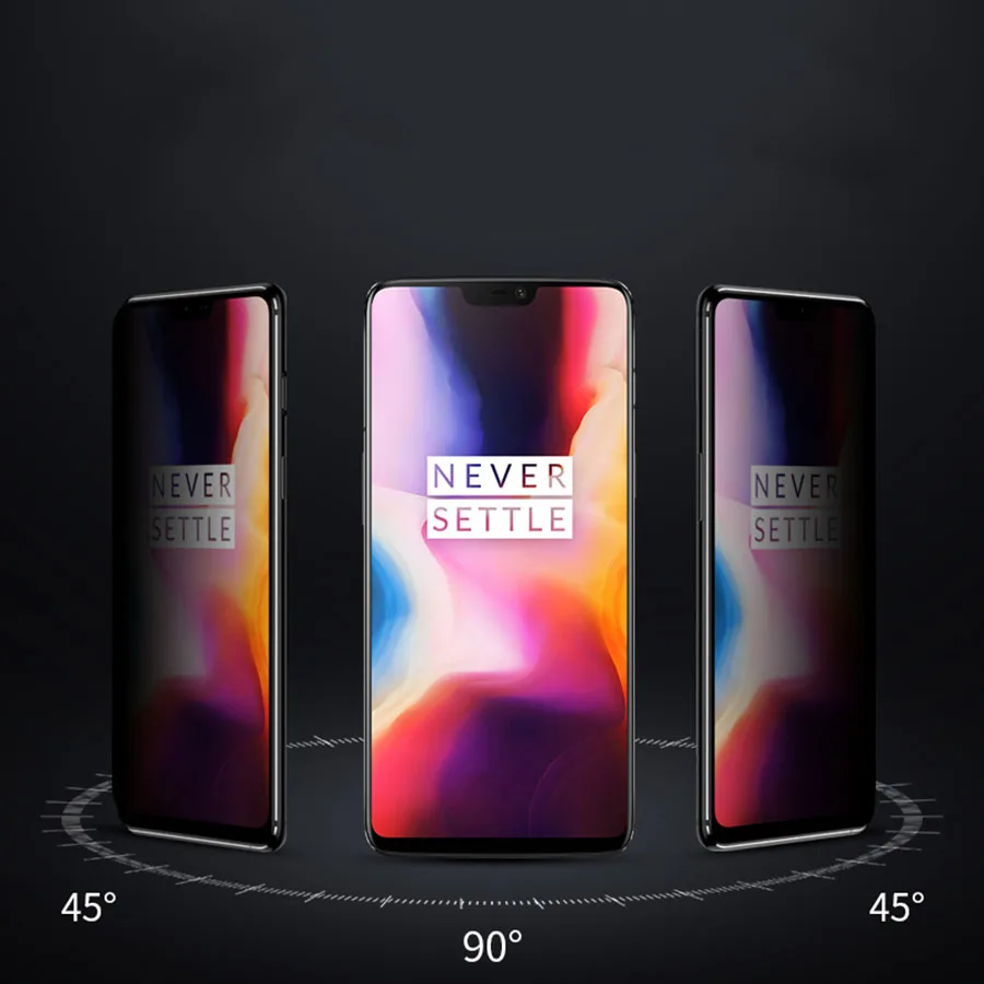 Анти шпионская пленка Защитное стекло для Oneplus 7T 6 5T 3T 3 9H защитное закаленное