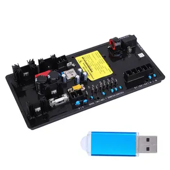 

moteur essence DVR2000E Digital Voltage Regulator for Generator 120~300VAC 350VA Voltage Stabilization Board generator parts