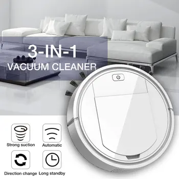 

Automatic Smart Vacuum Cleaner Robot Floor Cleaner With Brush Auto Rechargeable Smart Sweeping Robot Sweeping Mopping Machine