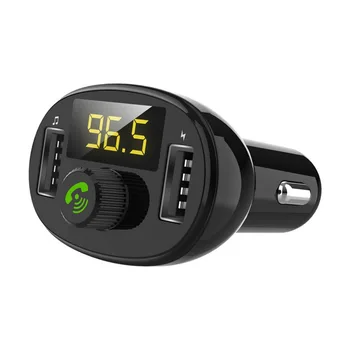 

Car Bluetooth BT23 Mp3 Hands-free Player Car Cigarette Lighter FM Card Machine Digital Display USB Charger