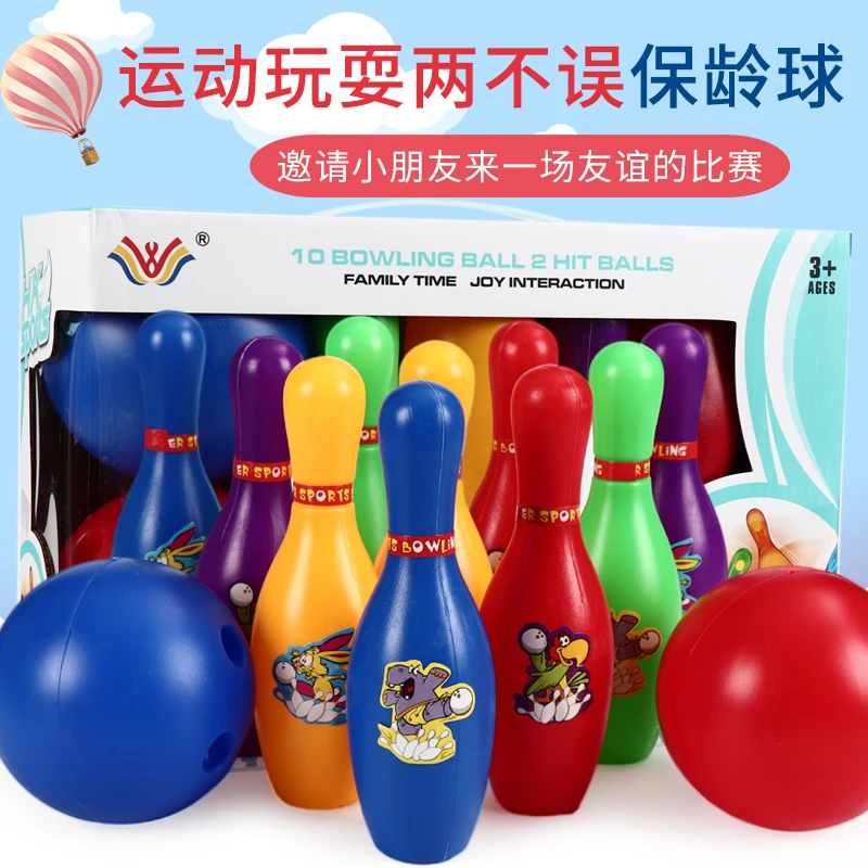 

Kids Bowling Toy Set Kindergarten Indoor Ball Outdoor Parent-Child Sports games for children toys for boys girls game gift gifts