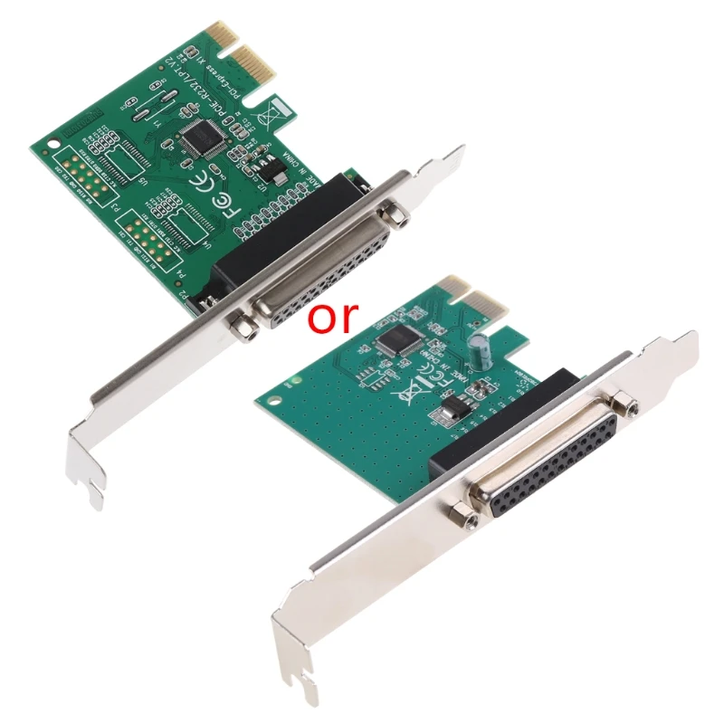 Параллельный порт DB25 25Pin принтер LPT к PCI-E Express адаптер конвертер 1 шт. | Компьютеры и
