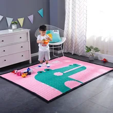 Нордический хлопок, мультяшный утепленный ковер, детский альпинистский коврик, нескользящий детский коврик, татами, хлопковый коврик для младенцев, близкий к естественному цвету