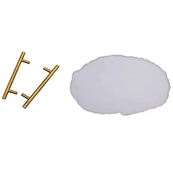 

Silicone Tray Artist Mold, Irregular Coasters Resin Art DIY Tray Mould, Epoxy Resin Casting Molds for Making Tray