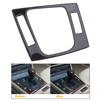 

Carbon Fiber Car Inner Gear Shift Box Panel Cover Trim Sticker Fit For BMW 3 Series E46 1998 1999 2000 2001 2002 2003 2004 2005