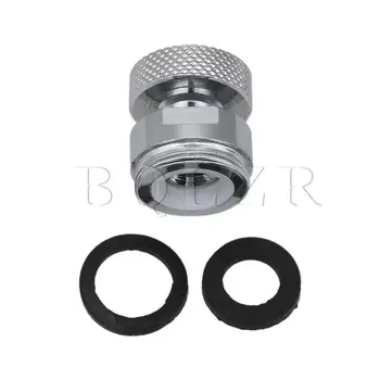 

BQLZR BSP 1/2 Female & 22MM Male Thread Faucet Kitchen Tap Aerator Connector