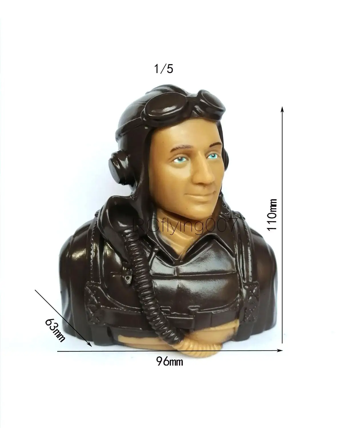 1/5 WWII American pilots Simple color Model aircraft pilot Scale RC Airplane Pilot Figure | Игрушки и хобби